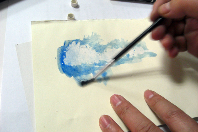 重彩油画棒技法——油水分离 重彩油画棒技法——油水分离