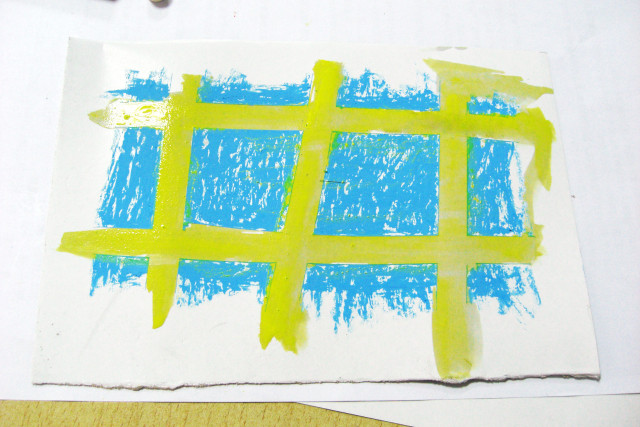 重彩油画棒技法——遮挡 重彩油画棒技法——遮挡