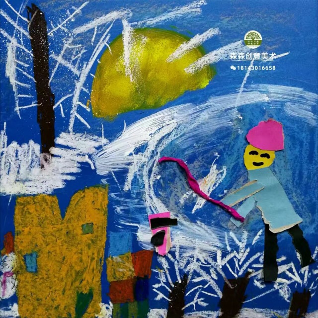 丹可林重彩油画棒作品 丹可林重彩油画棒作品