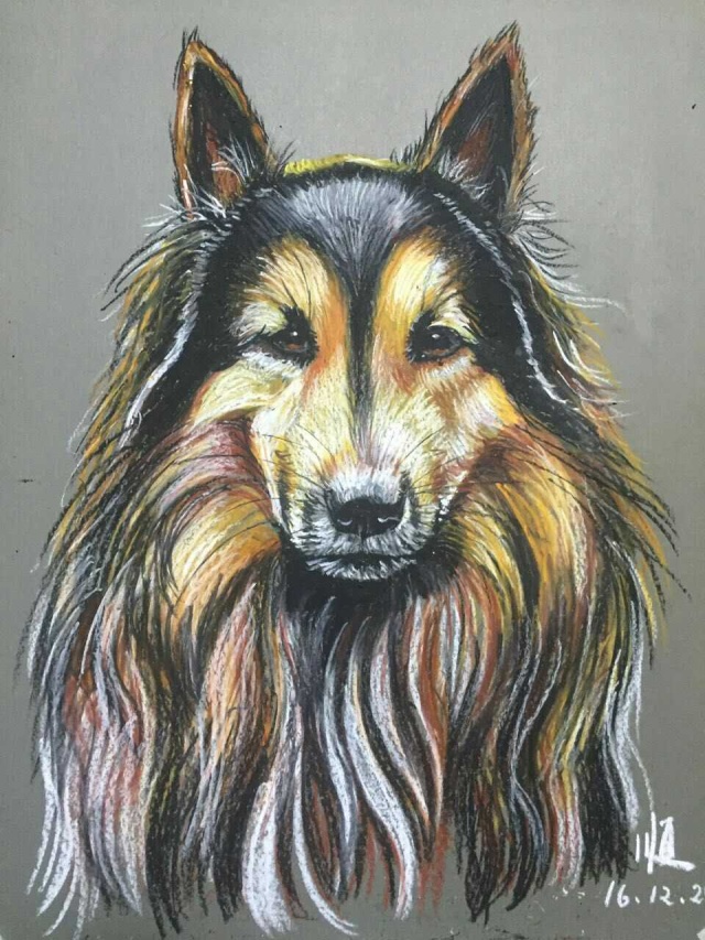 丹可林重彩油画棒作品 丹可林重彩油画棒作品