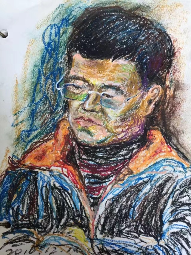丹可林重彩油画棒作品 丹可林重彩油画棒作品