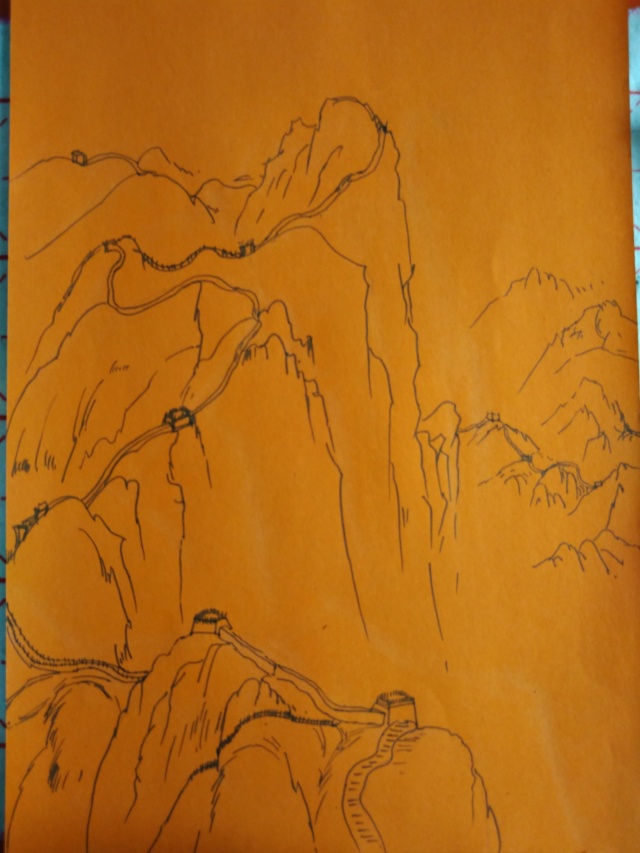 丹可林重彩油画棒山水画 丹可林重彩油画棒山水画