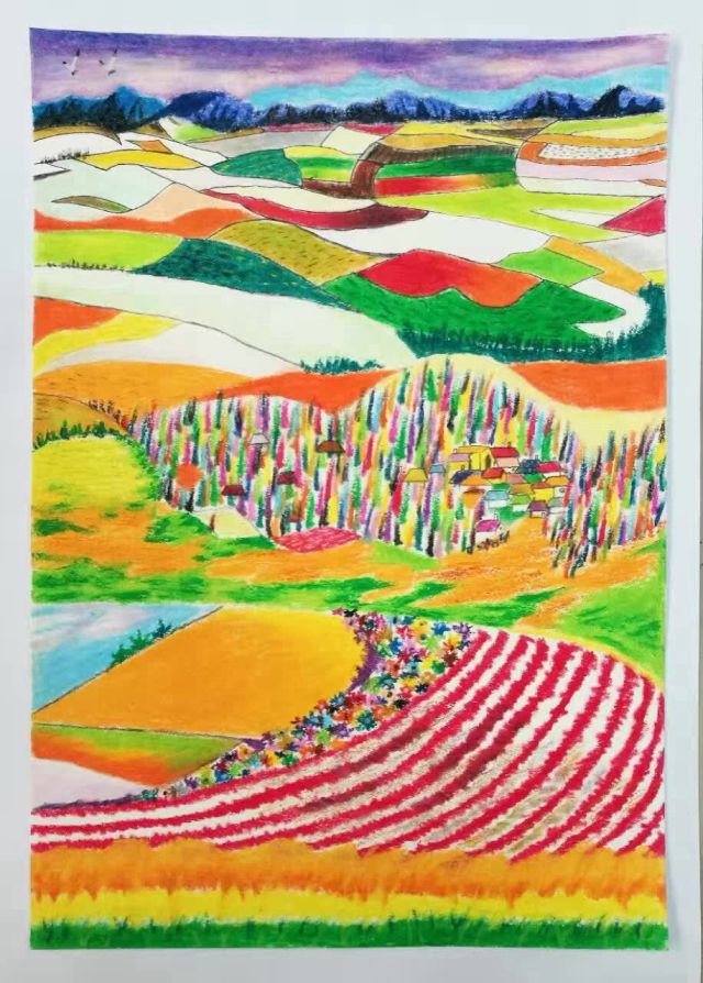 丹可林重彩油画棒山水画步骤 丹可林重彩油画棒山水画步骤