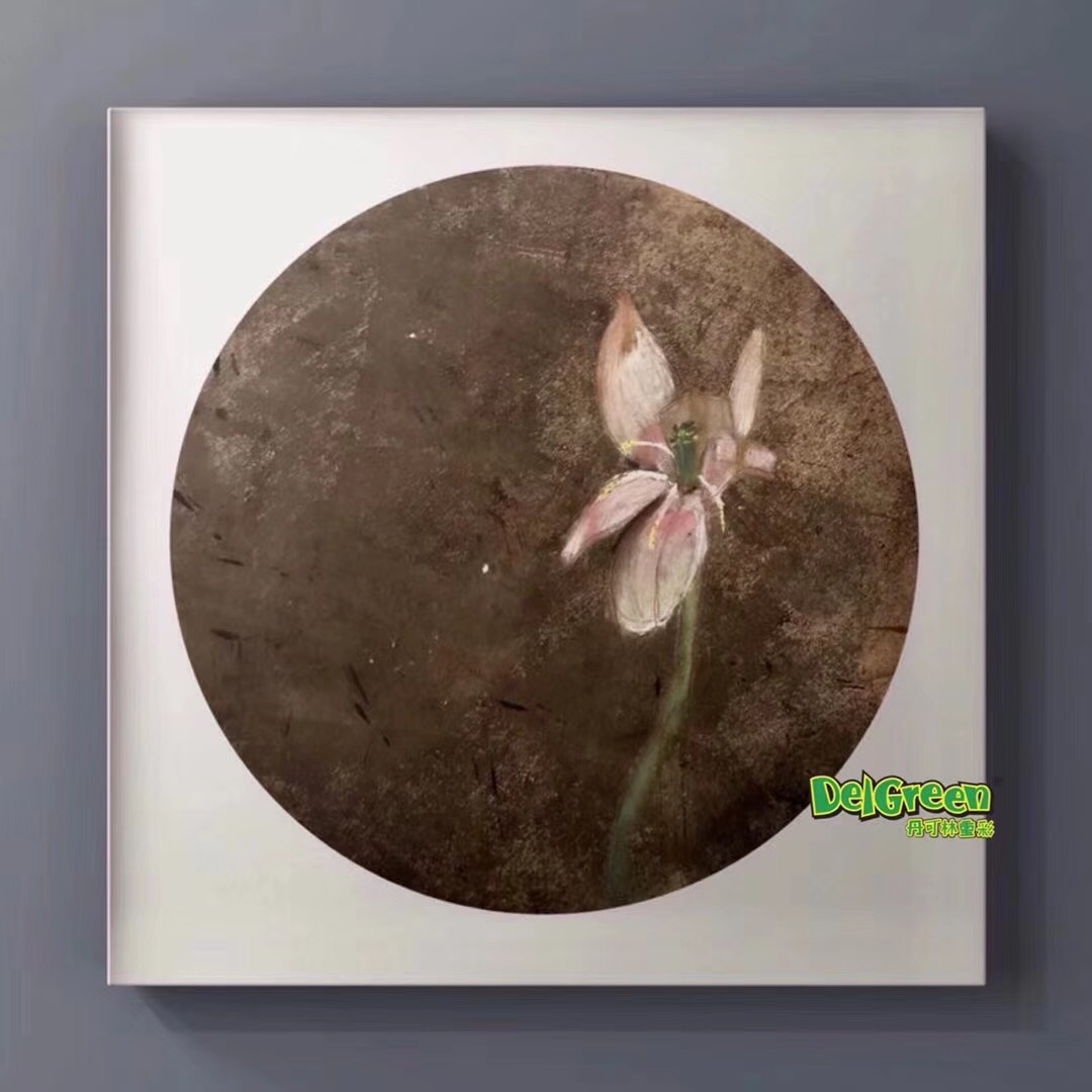 重彩油画棒作品__花（4）